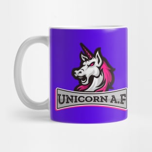 Unicorn AF, Funny Cute, Unicorn Gift, Unicorn Meme Mug